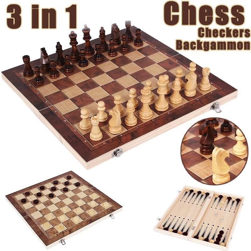 Board Game Operation - Papan catur 3 in 1, papan
