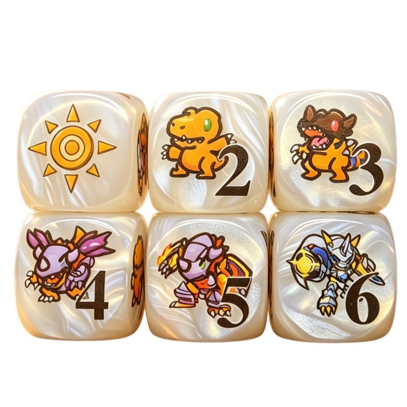 Board Game Quiz - 2 Buah/Set Digimon DTCG Omnimon Agumon