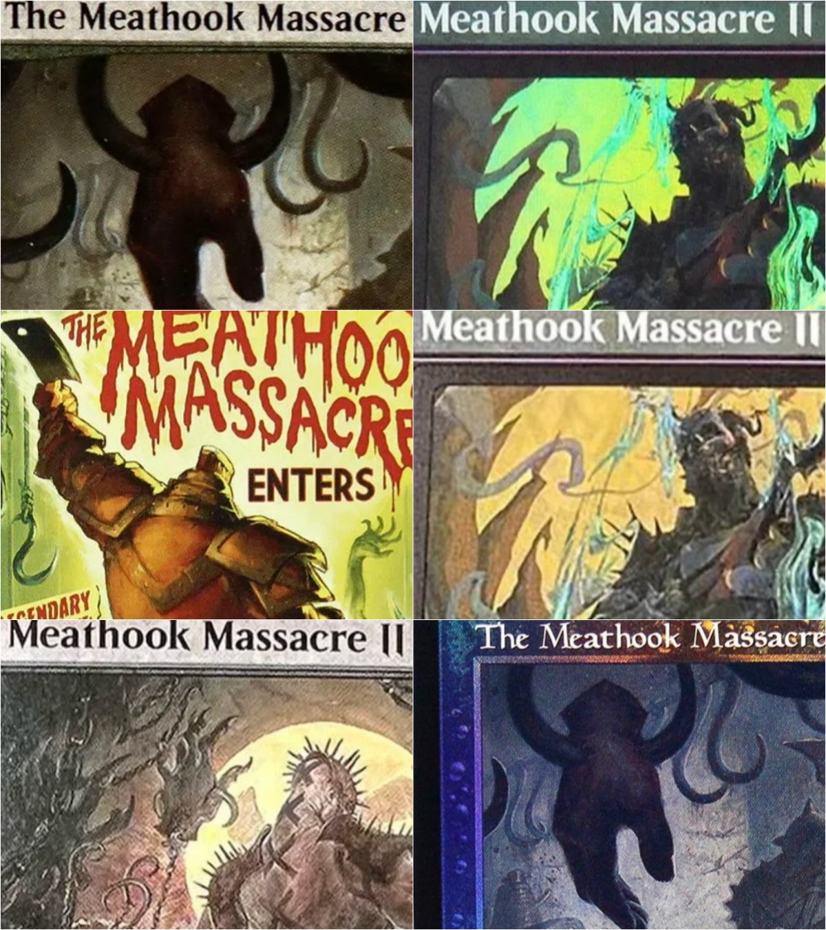 Board Game Quest - Kartu Proxy Permainan Meathook Massacre Custom