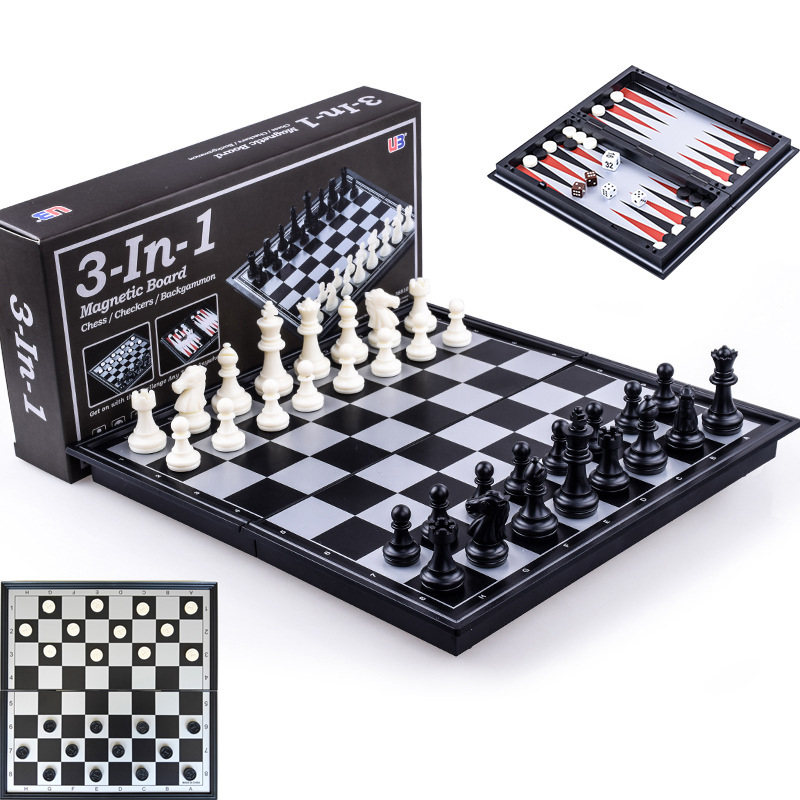 Board Game Ludo - Papan Permainan Catur Magnetik Lipat 25CM,