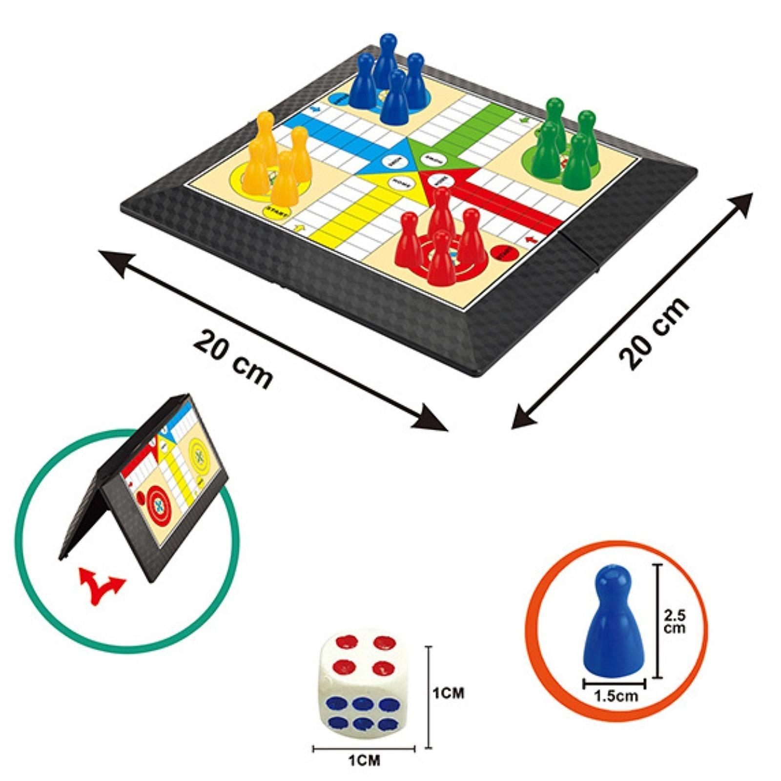 Board Game Ludo - Set Permainan Multi Pemain Permainan Keluarga