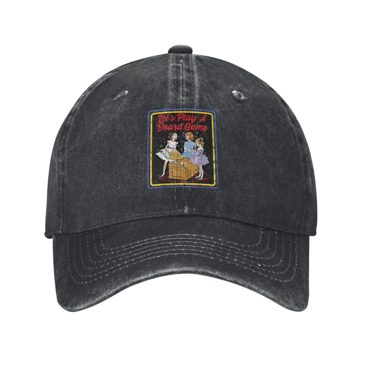 Board Game Horror - Topi Denim Halloween Retro Horror, Permainan