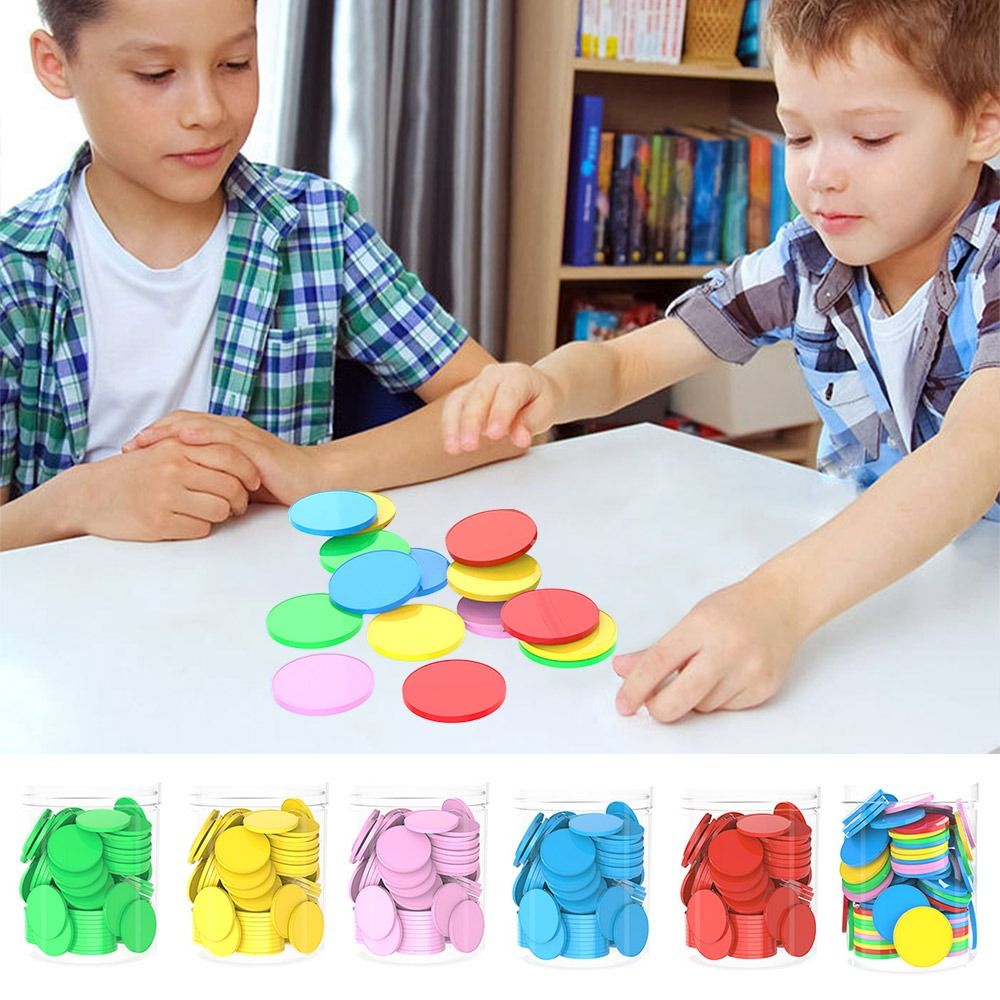 Board Game Operation - 100 Buah Chip Penghitung Plastik Pengurangan