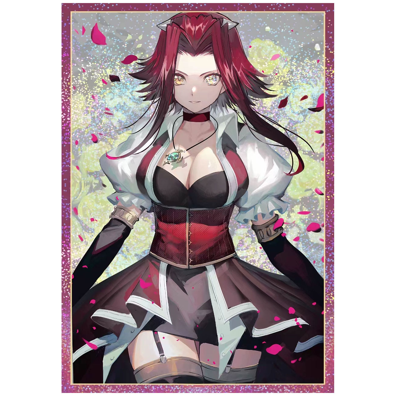 Board Game Illustrator - 63x90mm 50 buah lengan holografik YUGIOH