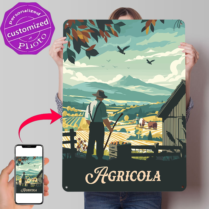 Board Game Illustrator - Poster Logam Tekstur 3D Ilustrasi Terinspirasi