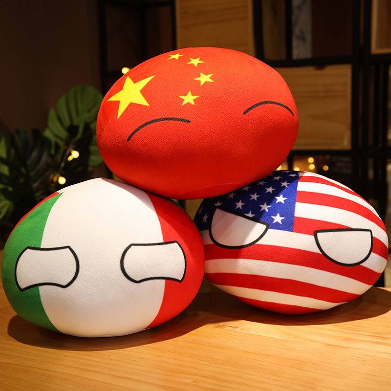 Board Game Yokohama - Mainan bola negara Polandball 10/30/50cm liontin