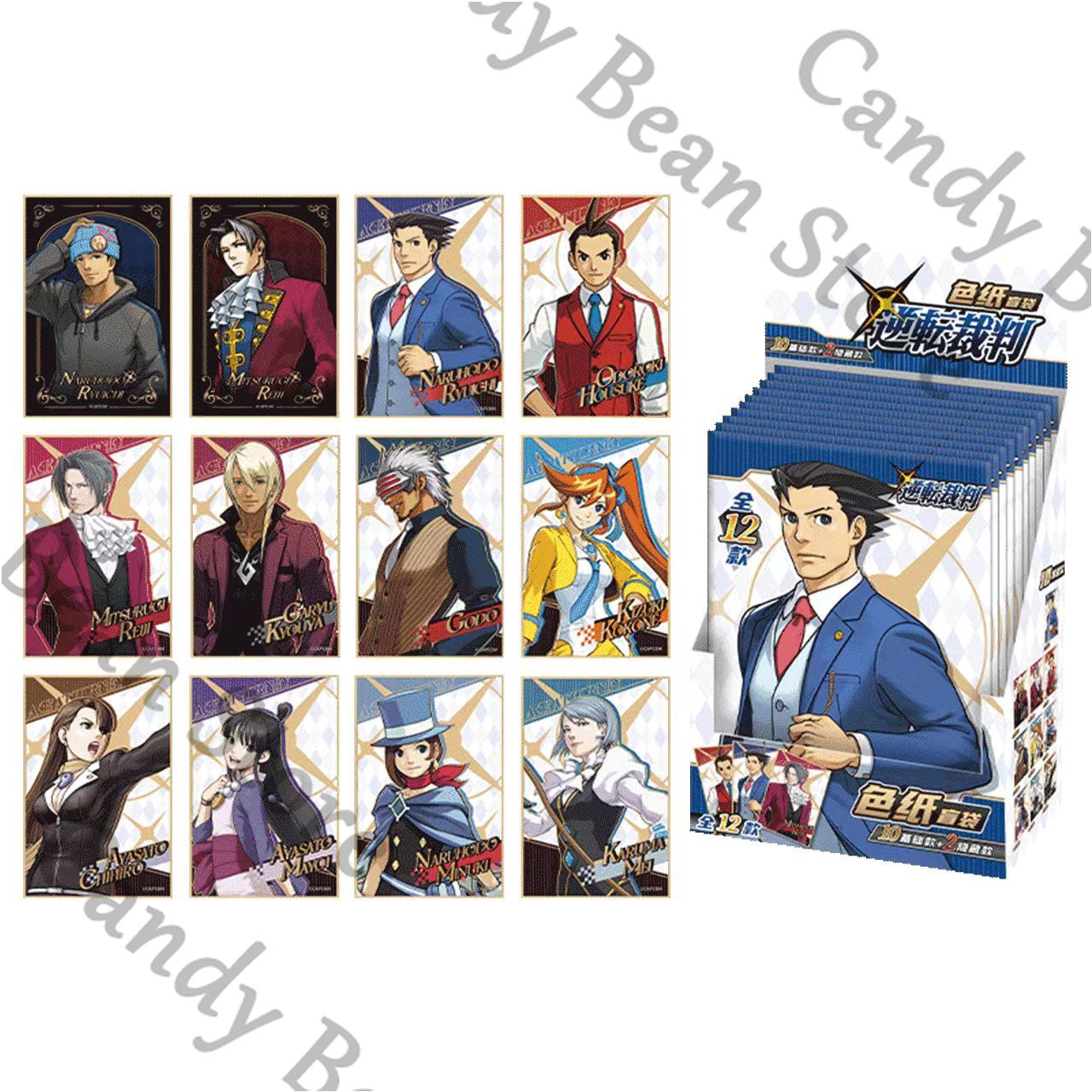 Board Game Illustrator - Kartun Anime Asli Ace Attorney Miles