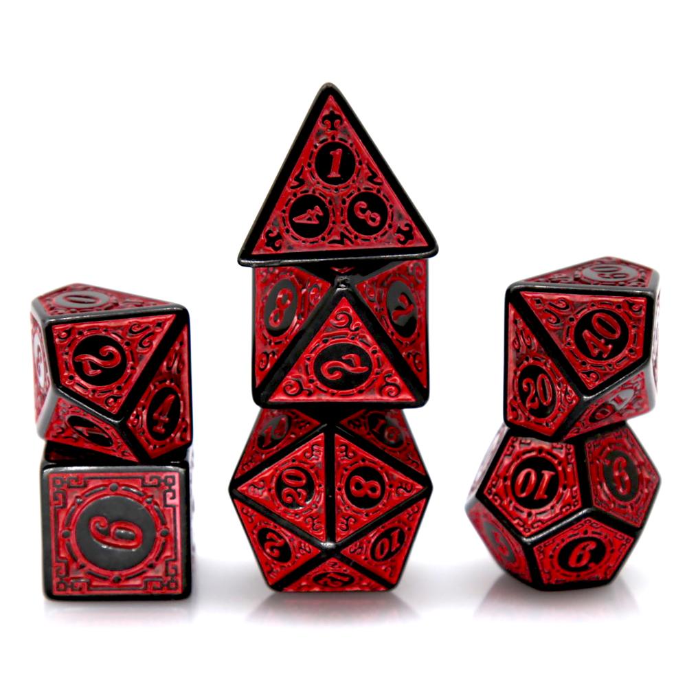 Board Game Arena - 7 Buah Set Dadu Polihedral Akrilik