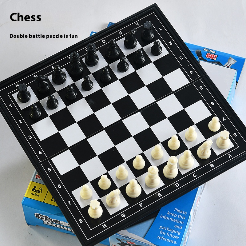 Board Game Arena - Mainan papan lipat dua dalam satu,