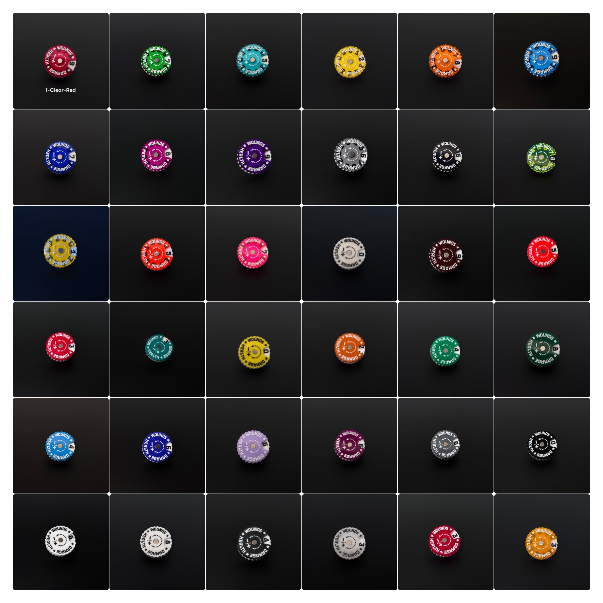 Board Game Path - 25x25x6mm pelacak luka pelacak permainan meja