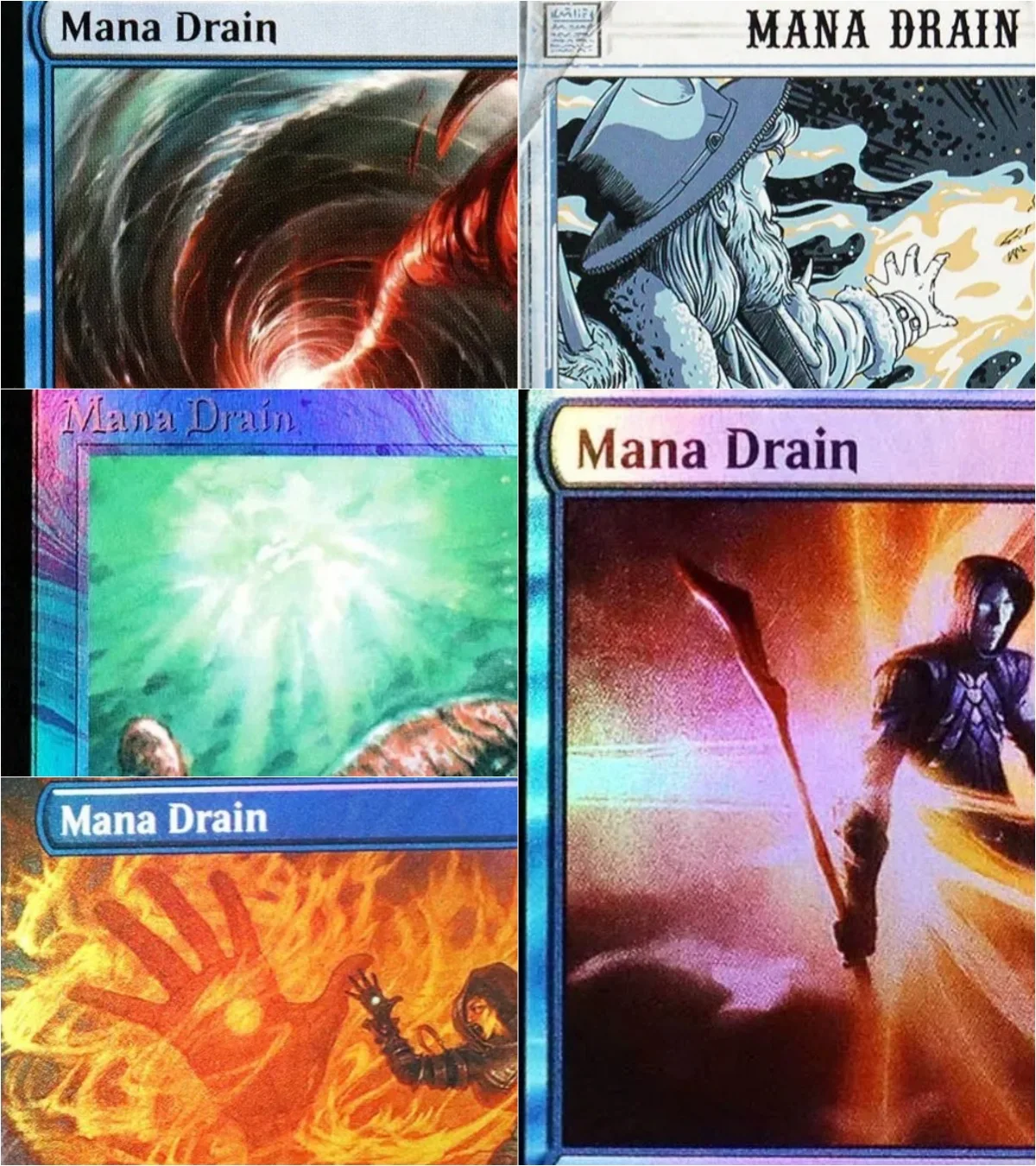Board Game Quest - [“Mana Drain”] Kartu Permainan TCG Magical