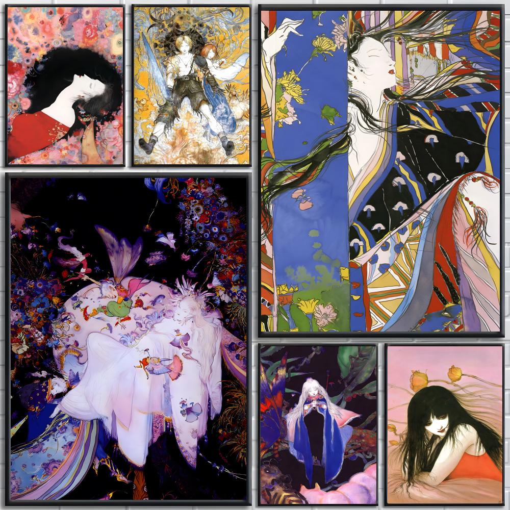 Board Game Yokohama - Poster Seni Y-Yoshitaka Amano Poster Kamar