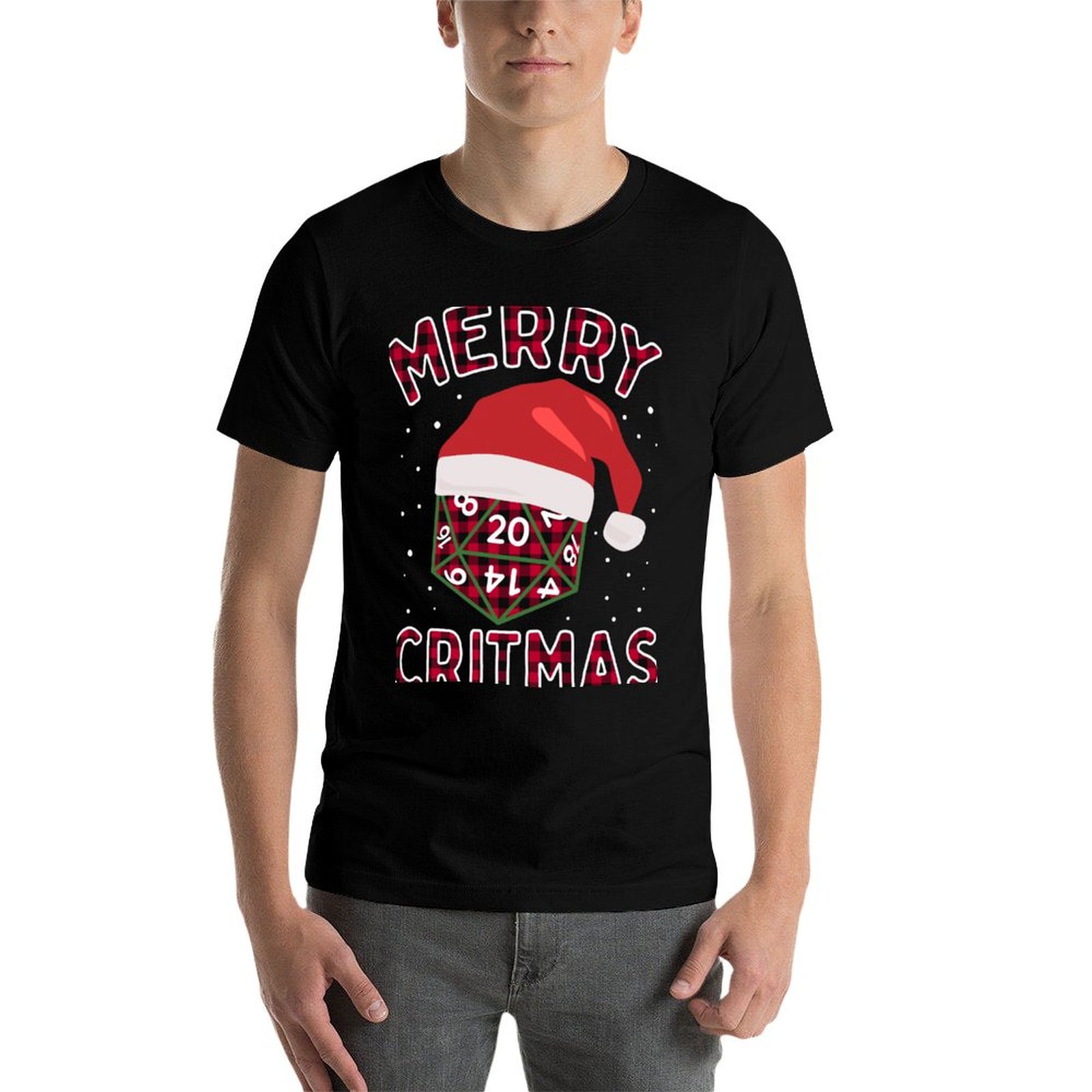 Kaos Oblong Merry Critmas Chri - Board Game Roleplay ulasan dan harga