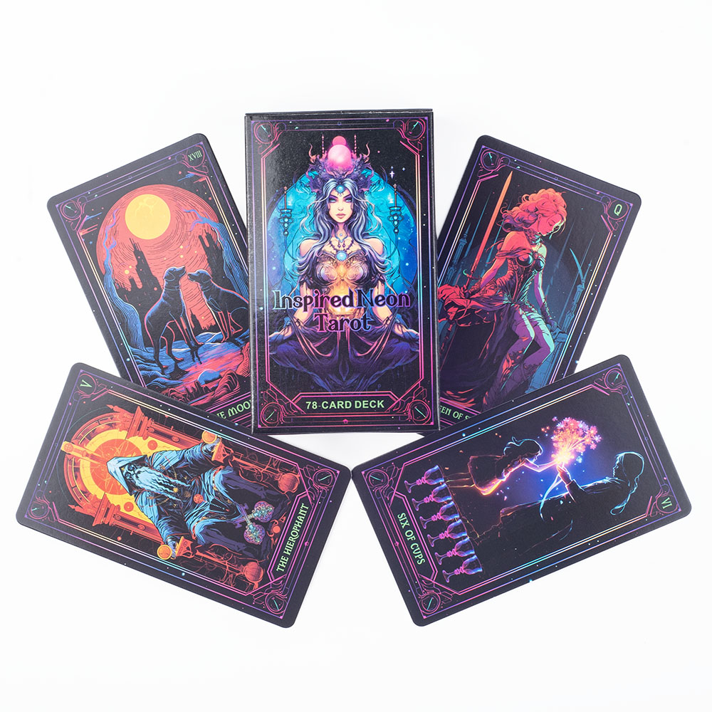 Nspired Neon Tarot A 78 dek ka - Board Game Uno ulasan dan harga