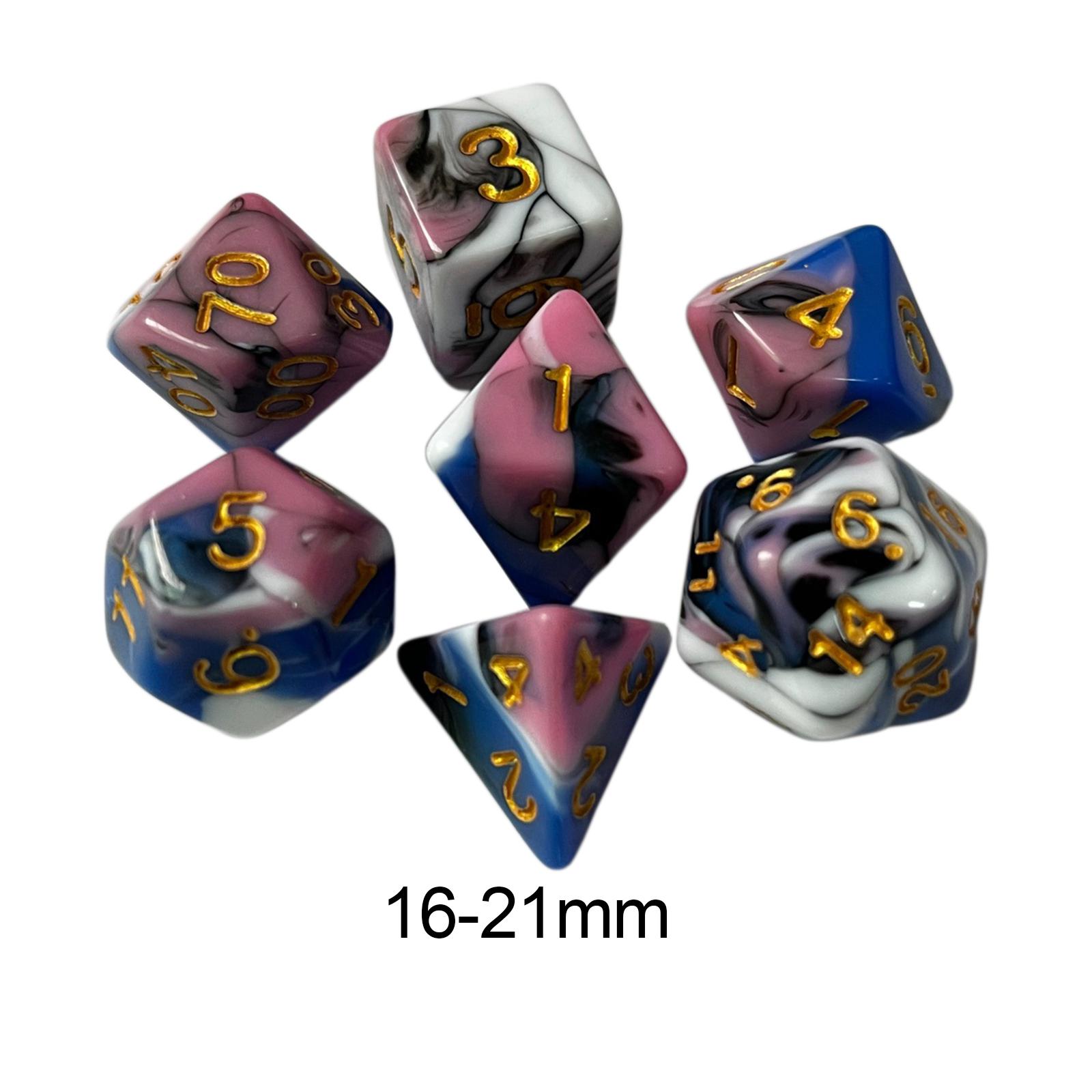 Dadu Polihedral Akrilik Beruki - Board Game Roleplay ulasan dan harga