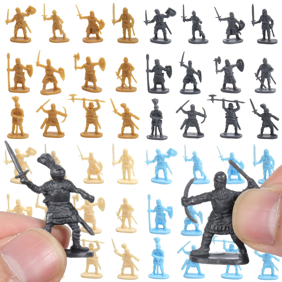 49pcs Miniatur Prajurit Abad P - Board Game War ulasan dan harga