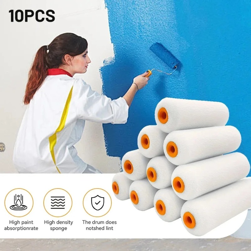 10 Buah 100Mm Mini Putih Tahan - Miniature Painting Set ulasan dan harga
