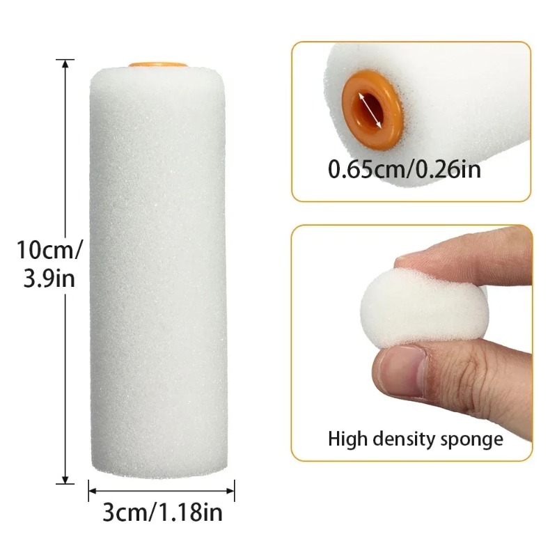 10 Buah 100Mm Mini Putih Tahan - Miniature Painting Set ulasan dan harga