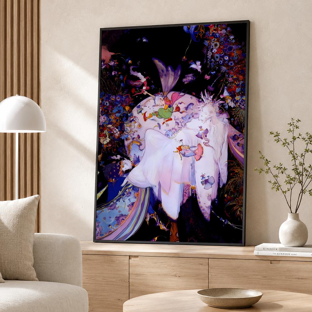Poster Artis Yoshitaka Amano S - Board Game Yokohama ulasan dan harga