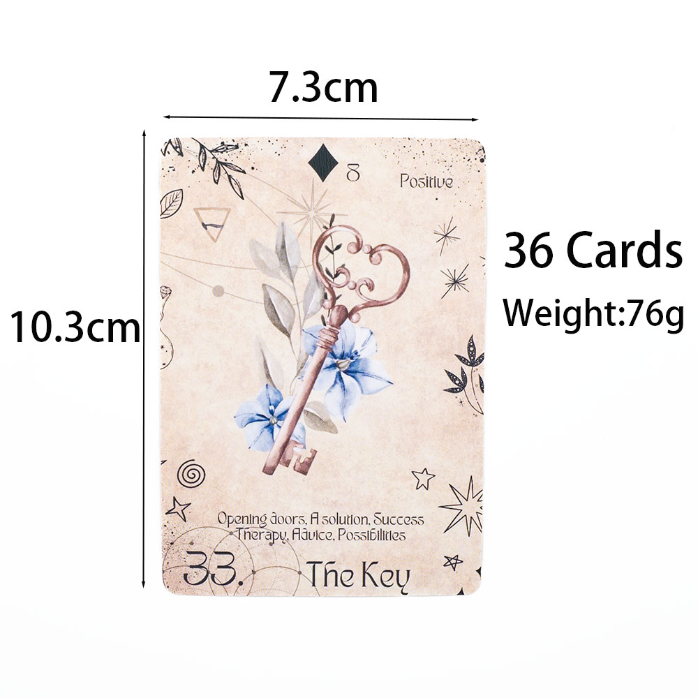 Papan dek Lenormand Modern, ve - Board Game Illustrator ulasan dan harga