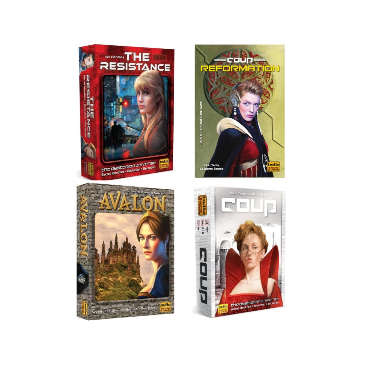 Permainan Kartu Coup |   The R - Board Game Avalon ulasan dan harga