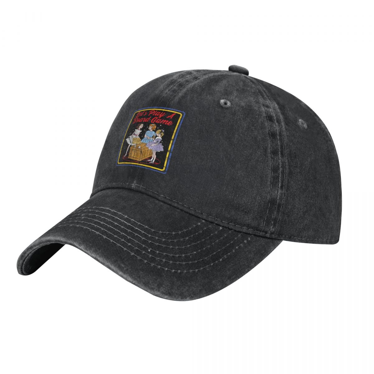 Topi Denim Halloween Retro Hor - Board Game Horror ulasan dan harga