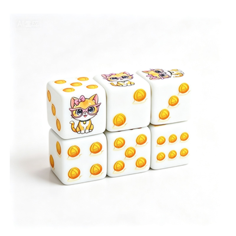 6 Buah Set Dadu Polihedral Cet - Board Game Arena ulasan dan harga