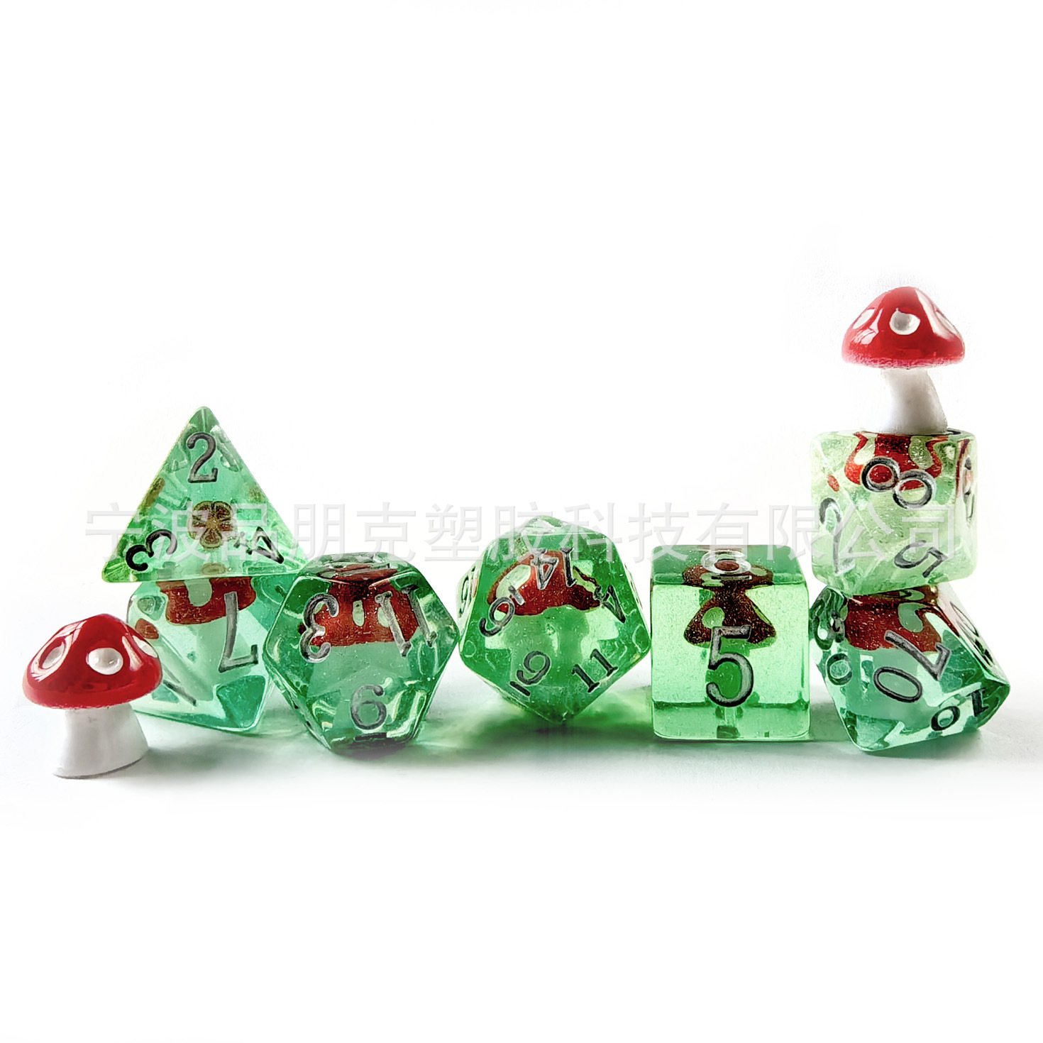 7pcs/set Dadu Resin COC untuk  - Board Game Roleplay ulasan dan harga