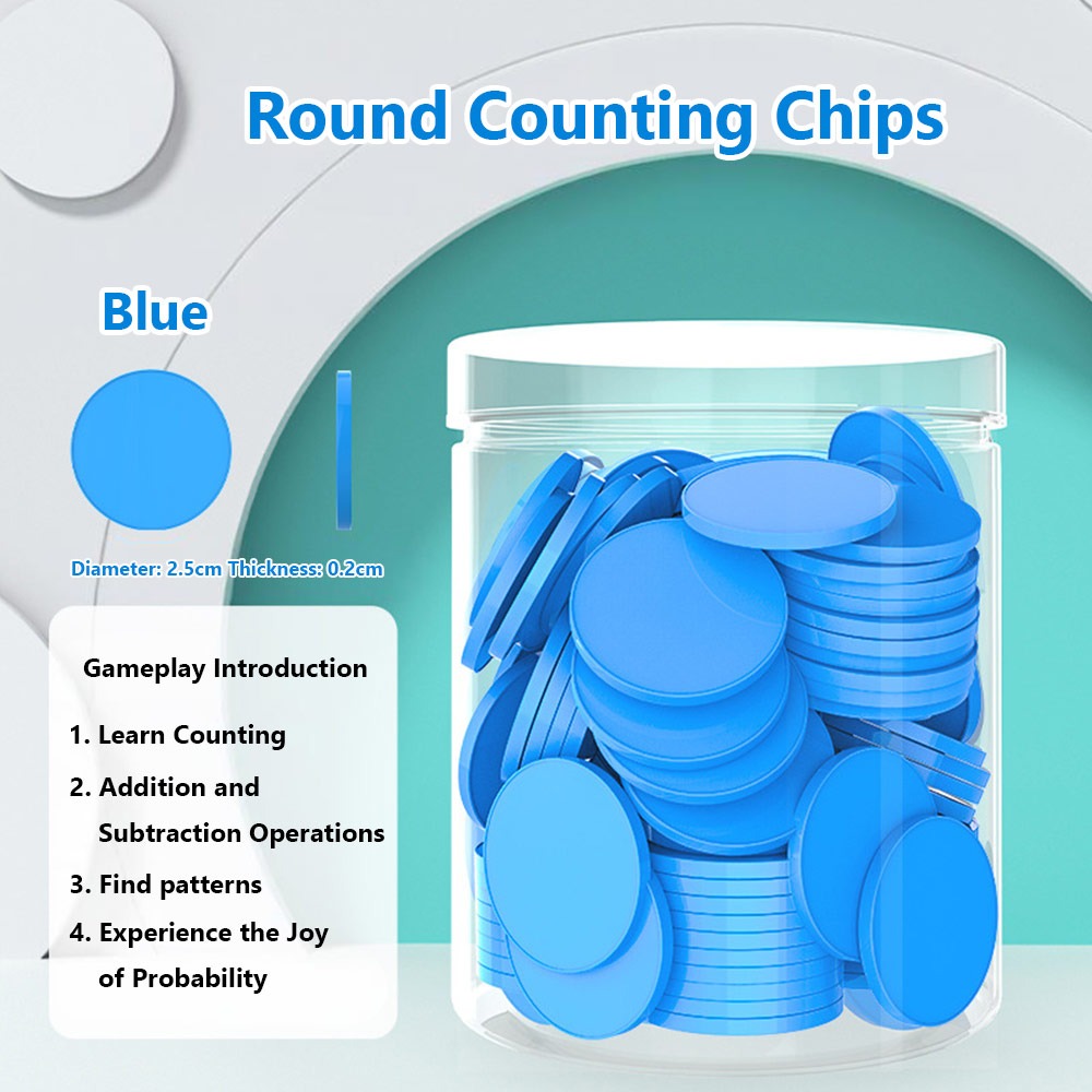 100 Buah Chip Penghitung Plast - Board Game Operation ulasan dan harga