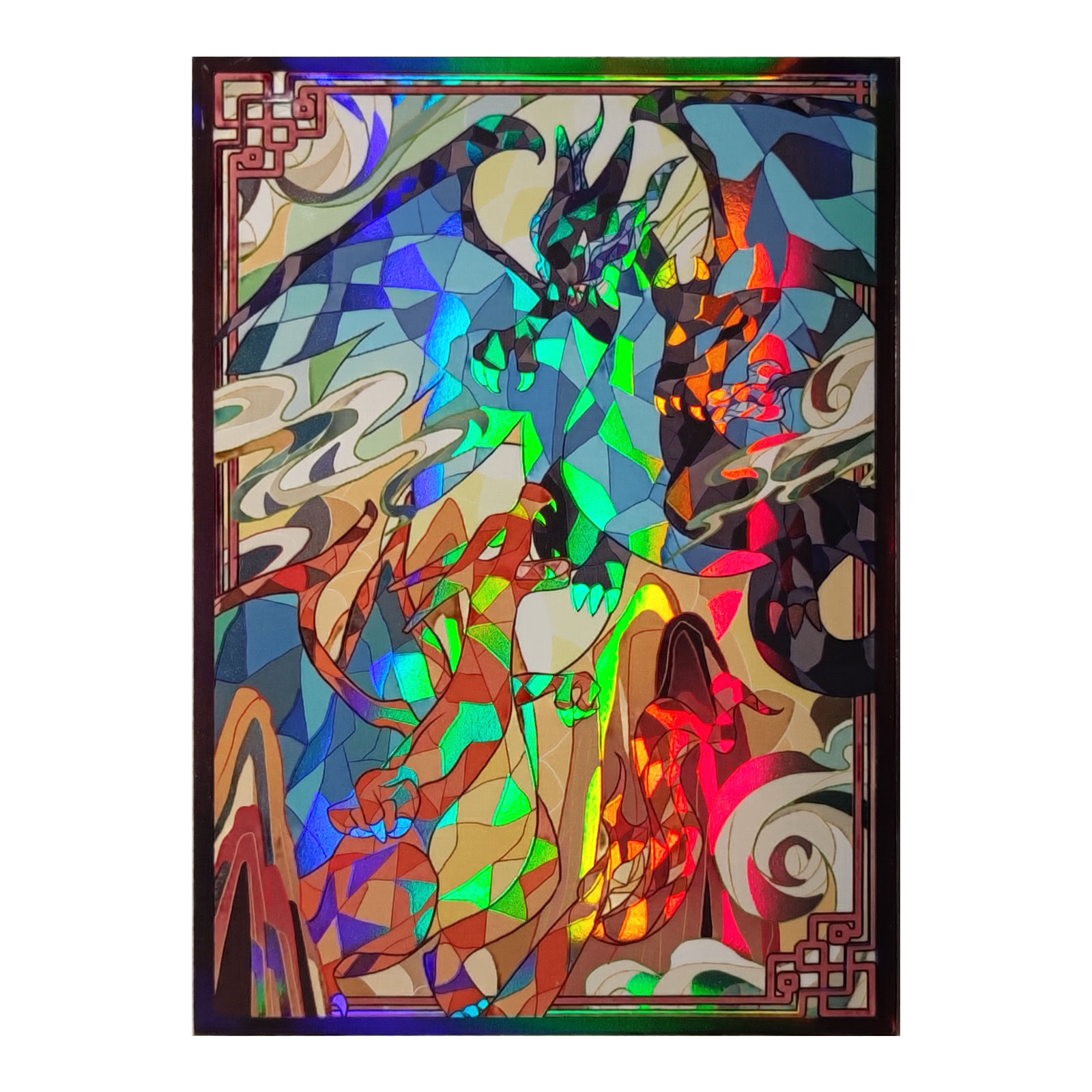 60ct Holo lengan kartu 66x91mm - Board Game Illustrator ulasan dan harga