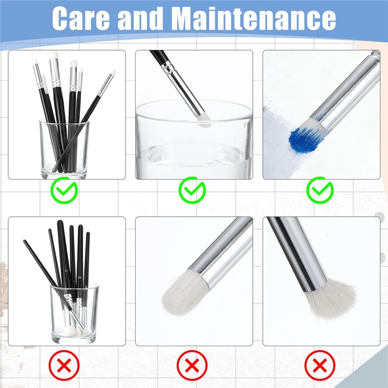 AT02-Profesional Untuk Karya S - Miniature Painting Set ulasan dan harga