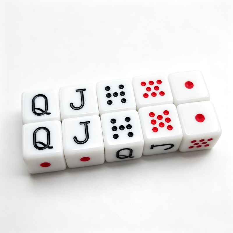 10 buah/Set 16mm dadu Poker pe - Board Game Ludo ulasan dan harga