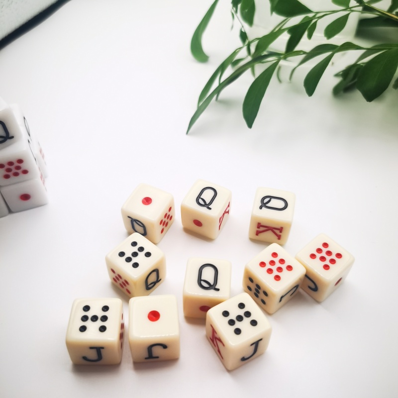 10 buah/Set 16mm dadu Poker pe - Board Game Ludo ulasan dan harga