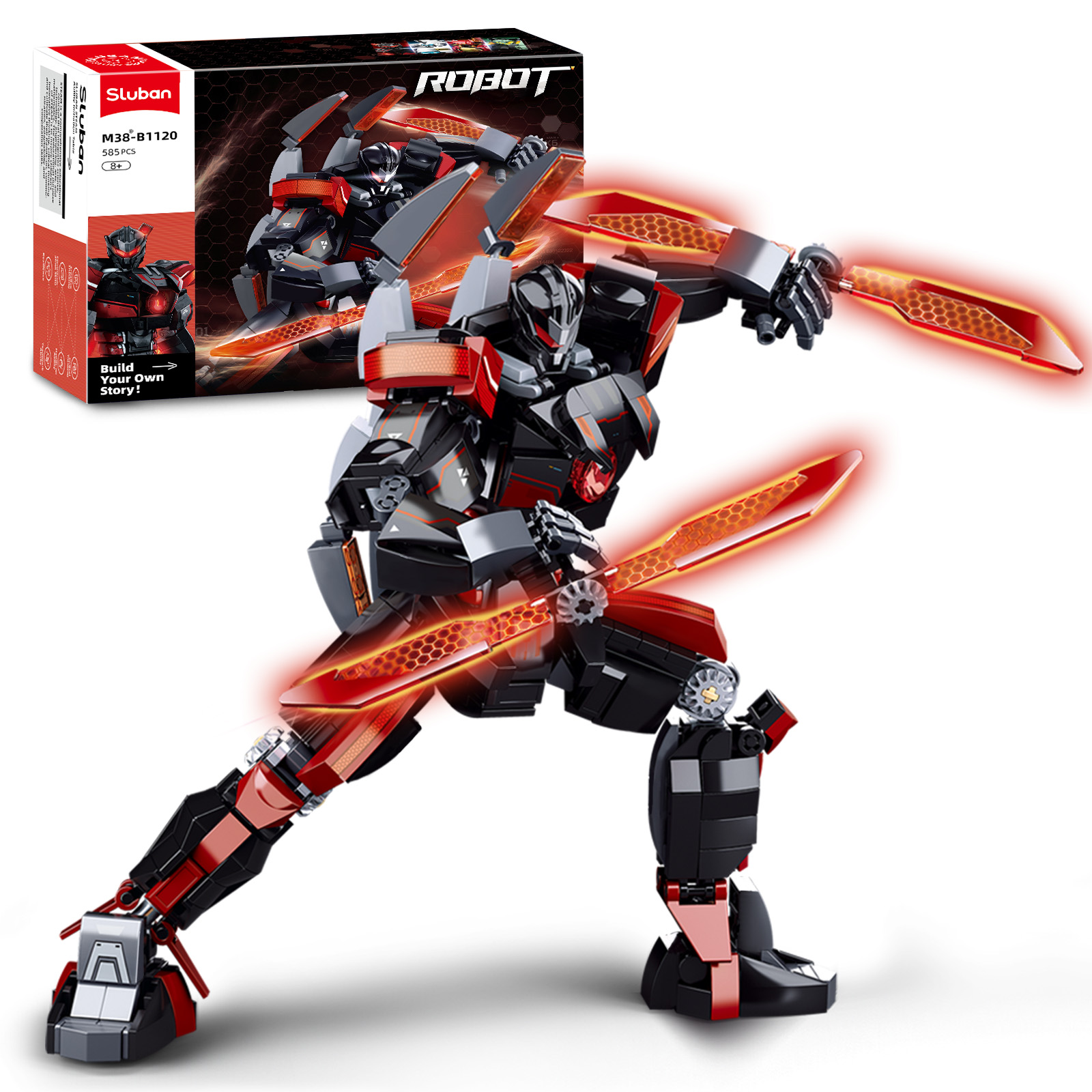 585PCS Dark Wanderer Mecha Bui - Board Game Unmatched ulasan dan harga