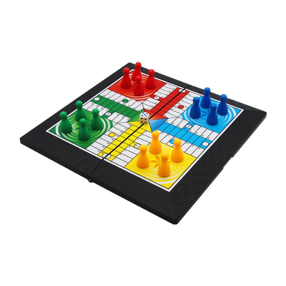 Set Permainan Ludo Lipat Klasi - Board Game Ludo ulasan dan harga