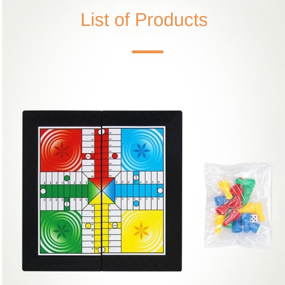 Set Permainan Ludo Lipat Klasi - Board Game Ludo ulasan dan harga