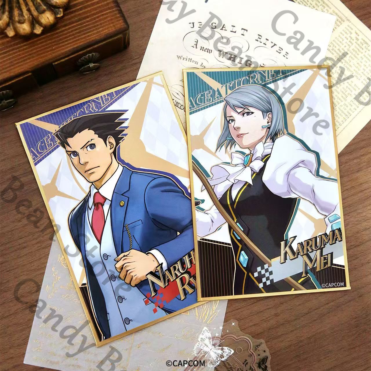 Kartun Anime Asli Ace Attorney - Board Game Illustrator ulasan dan harga
