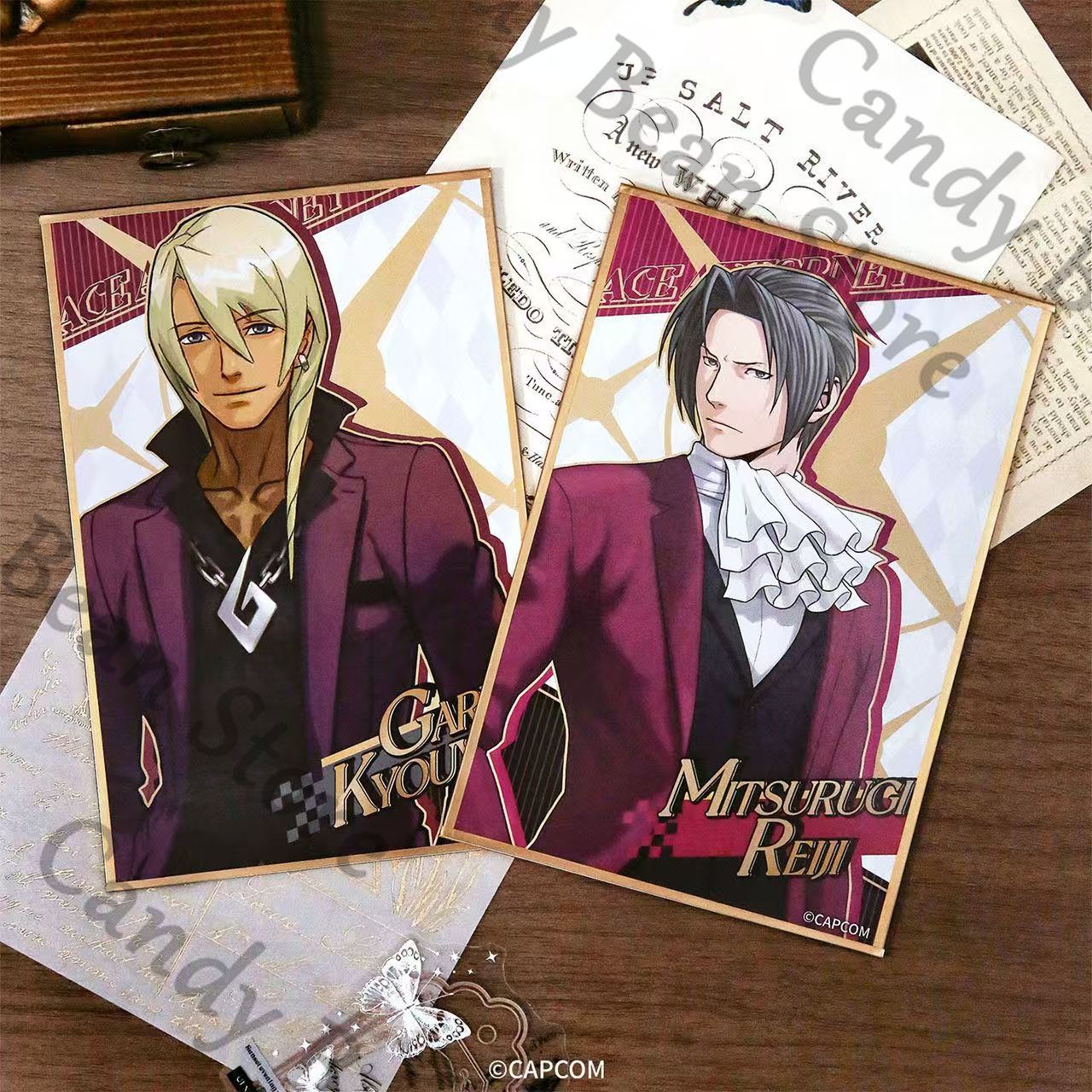 Kartun Anime Asli Ace Attorney - Board Game Illustrator ulasan dan harga