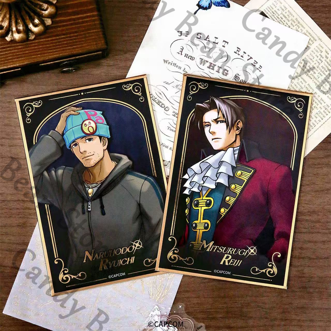 Kartun Anime Asli Ace Attorney - Board Game Illustrator ulasan dan harga