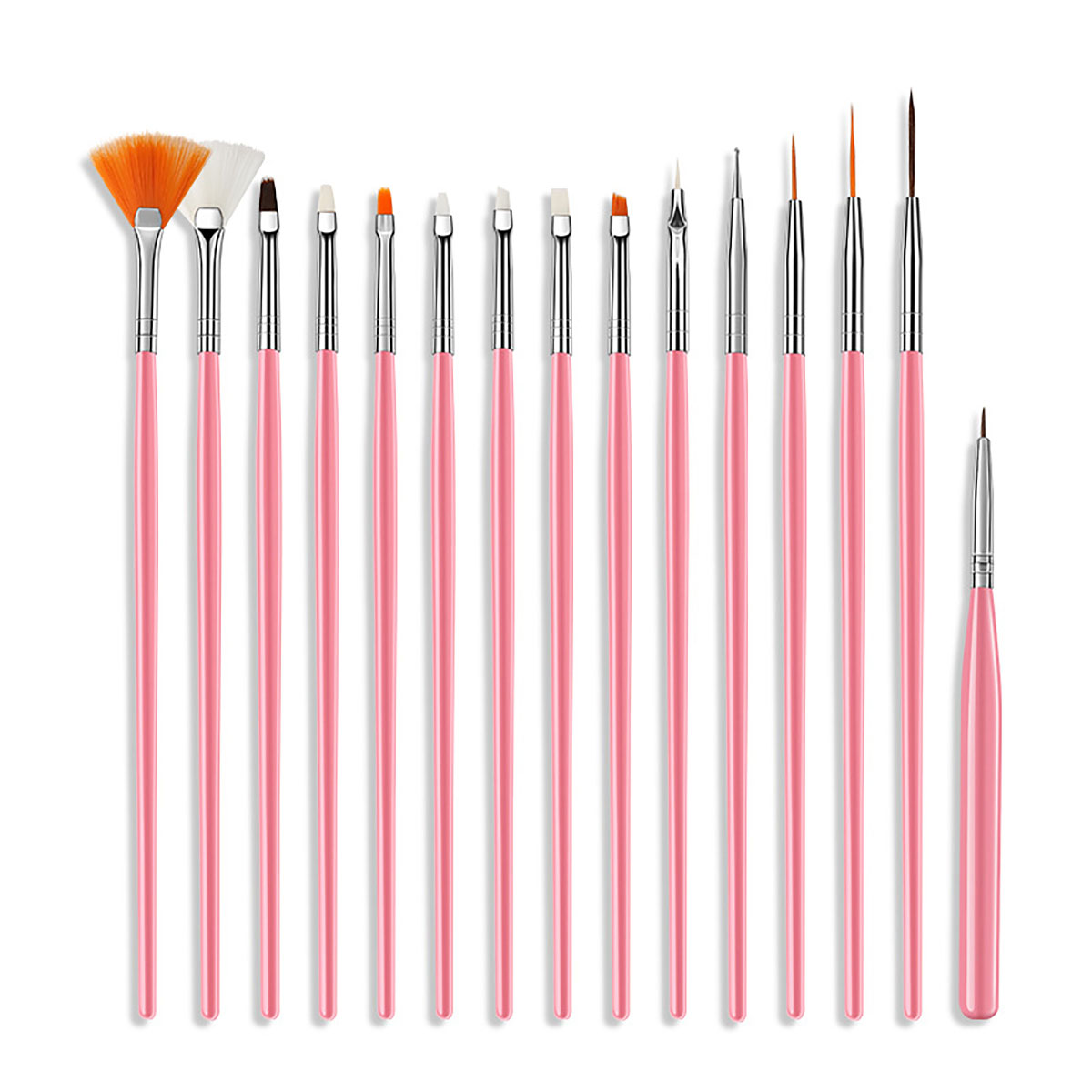 Set kuas cat Detail halus, 15  - Miniature Painting Set ulasan dan harga