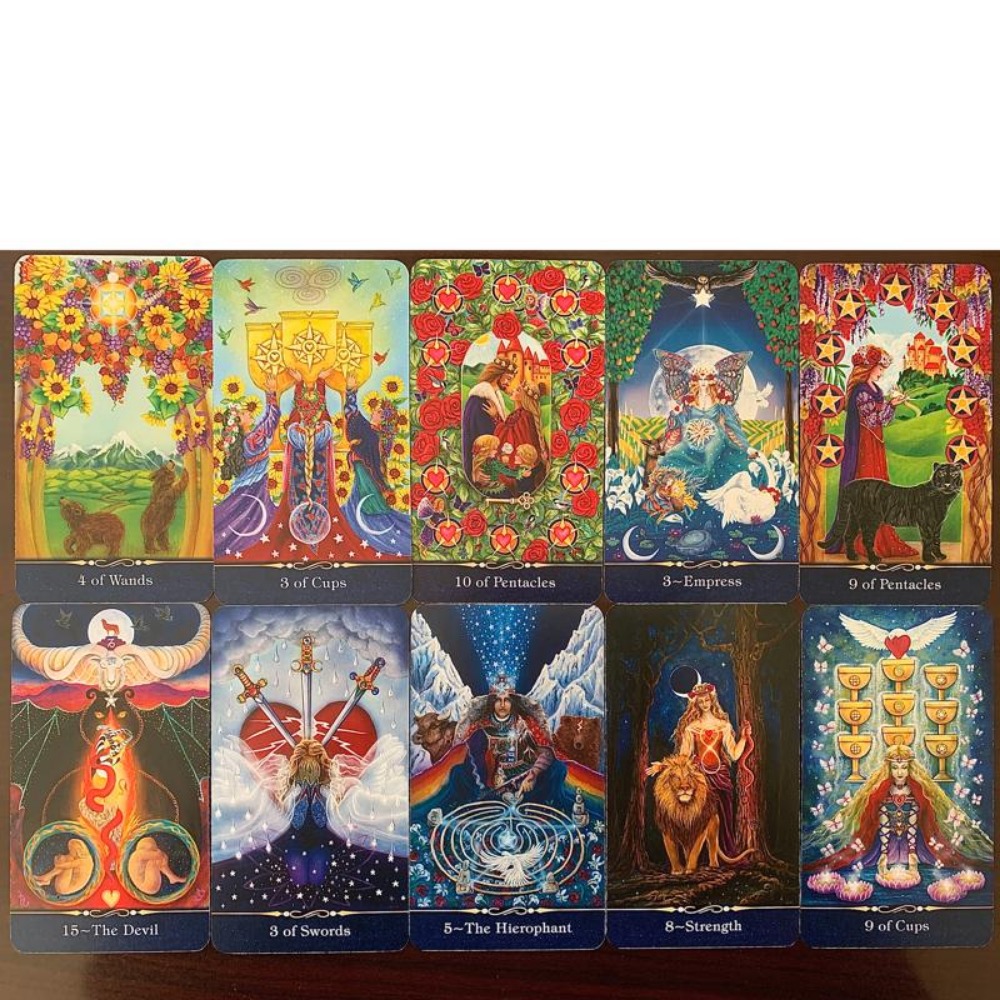 10.3*6cm bintang Tarot jalur A - Board Game Path ulasan dan harga