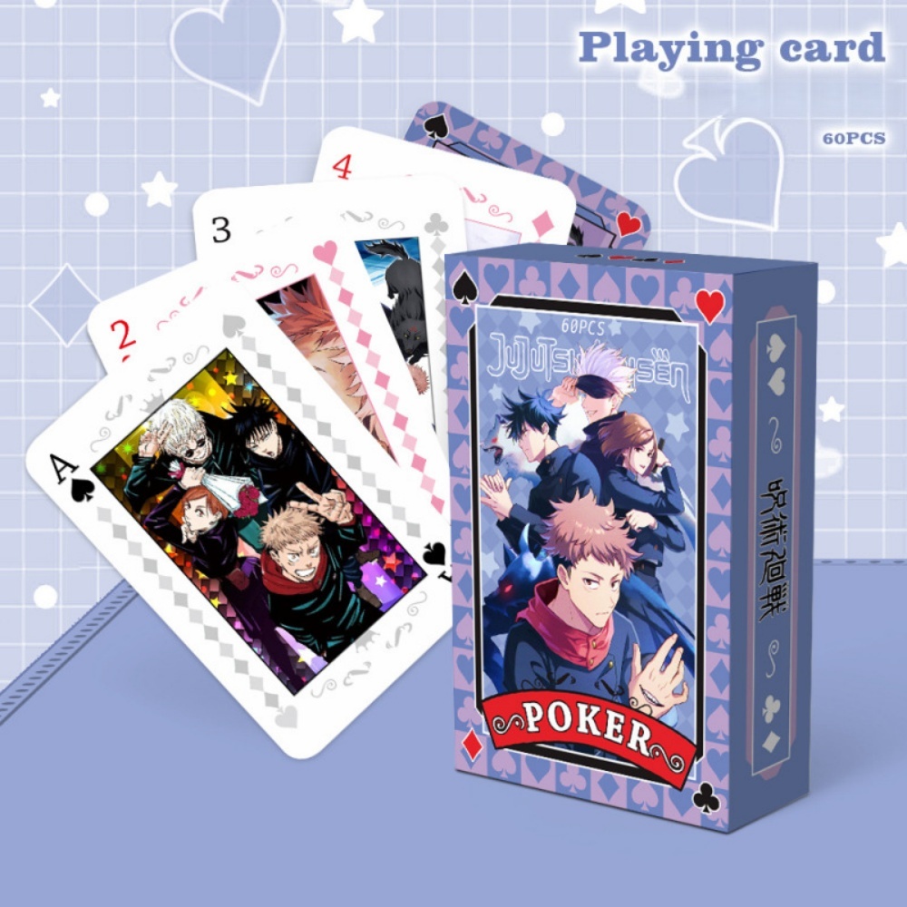 Mainan Poker Anime Jujitsu Kai - Board Game Naruto ulasan dan harga