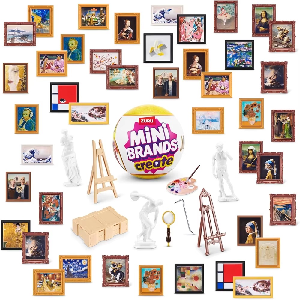 Zuru Mini Brands Create Master - Miniature Painting Set ulasan dan harga