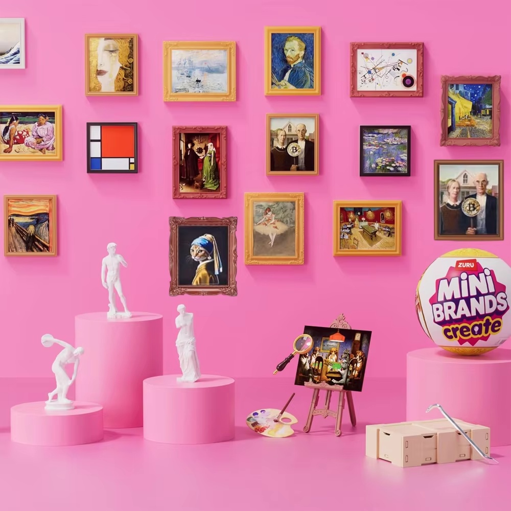 Zuru Mini Brands Create Master - Miniature Painting Set ulasan dan harga
