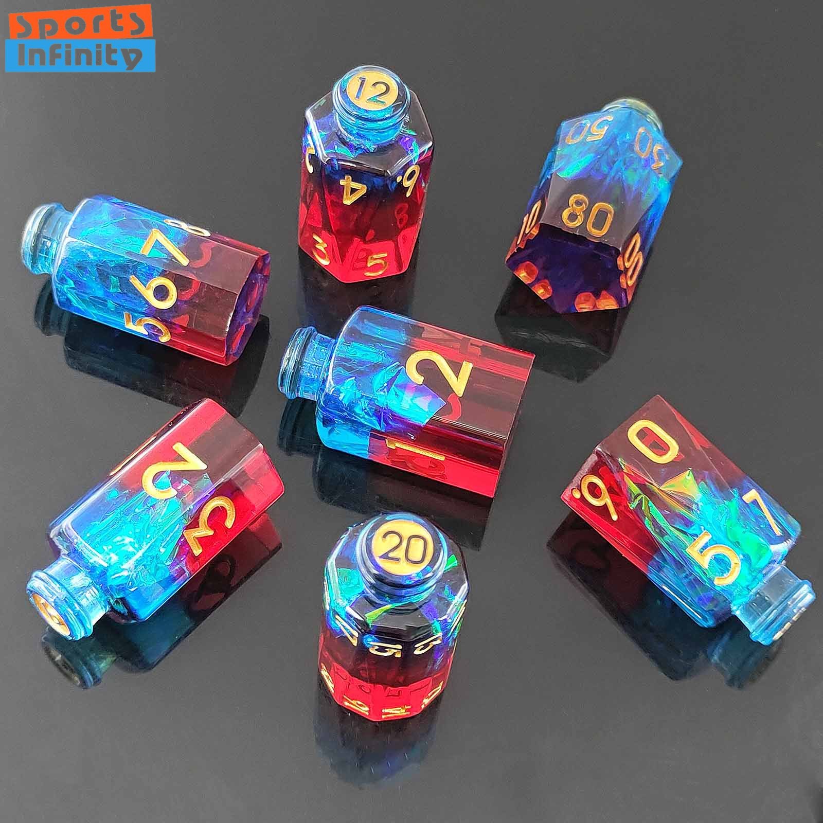 7pcs/set Dadu Digital Bentuk B - Board Game Roleplay ulasan dan harga