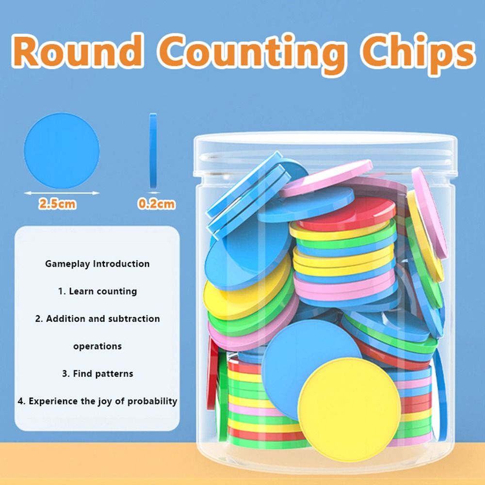 100 Buah Chip Penghitung Plast - Board Game Operation ulasan dan harga