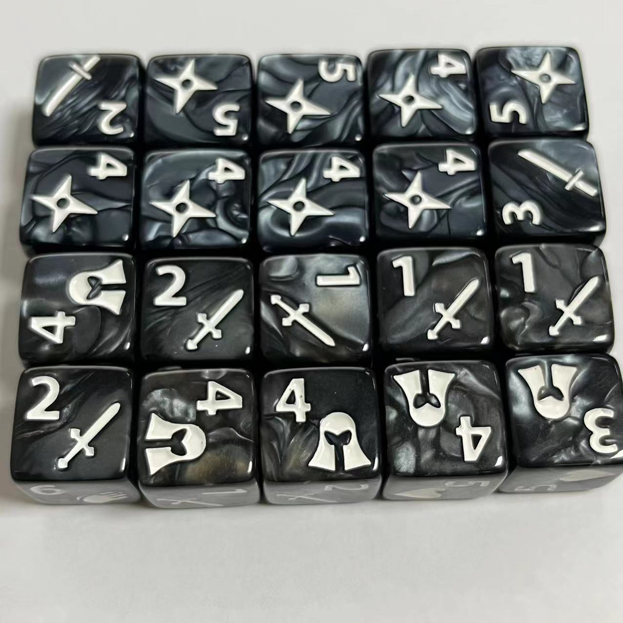 10 buah Set baru 16mm 6 sisi G - Board Game Ludo ulasan dan harga
