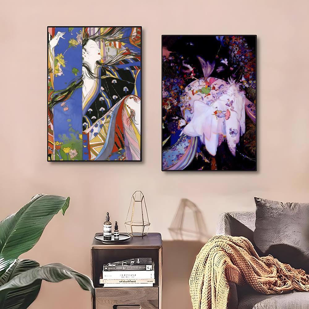 Poster Seni Y-Yoshitaka Amano  - Board Game Yokohama ulasan dan harga