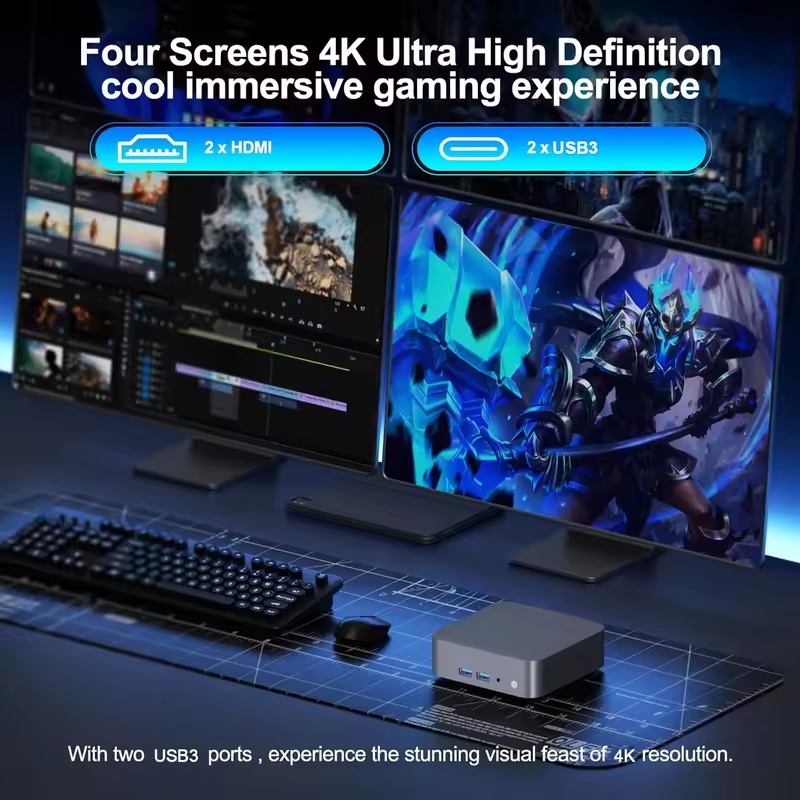 2026 Intel N150 Mini PC Komput - Board Game Pc ulasan dan harga